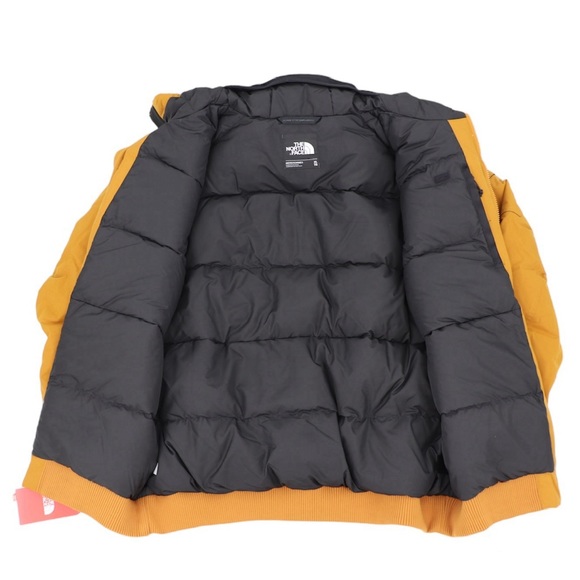 The North Face Men’s Gotham XL Hooded Down Jacket Timber Tan Black - Picture 9 of 13